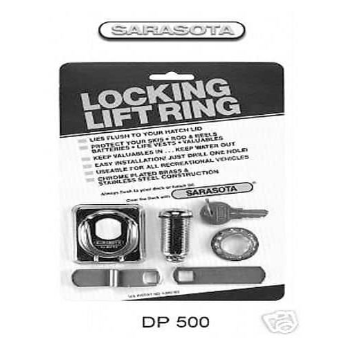 Locking Lift Ring installation kit for boats and other recreational vehicles